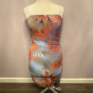 Tropical mini dress NWT